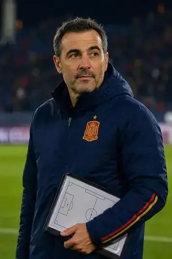 Luis de la Fuente Spain head coach portrait